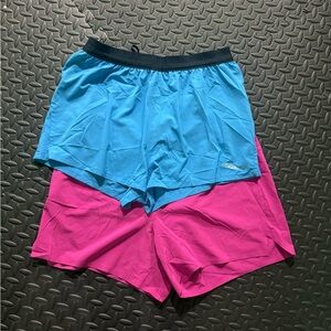 Bundle! Blue and Pink Men's Running Shorts